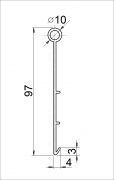 Garden Собственото пластмаса GARDEN JUNIOR 12 m кафяв