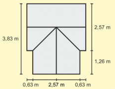 Парникови SIRIUS Glass 3 mm сребро