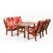 Garland - Viken градински мебели комплект (2x седалка 1 пейка,