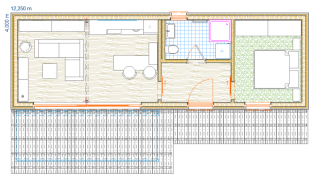 SADDLE СУПЕРИОР 40 m²