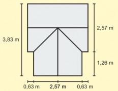 Парникови Sirius 295 х 214 cm сребро