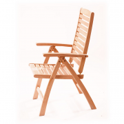 Дървена градинска стол Бахамски махагон