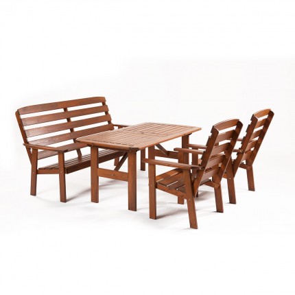 Garland - Viken градински мебели комплект (2x седалка 1 пейка,