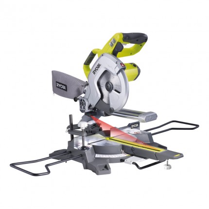 Ryobi EMS 216 L 216 mm митра видя с лазер