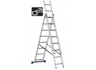 Ladder 3-парче 5.1 метра, 3x8 стени